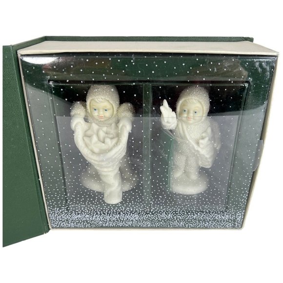 Dept 56 Winter Tales of The Snowbabies With Hug And Kisses 2 Piece Figurine Box - Picture 14 of 16